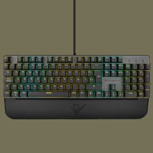 Teclado mecanico gaming phoenix mk1 elite full rgb configurable switches brown usb con reposamuñecas