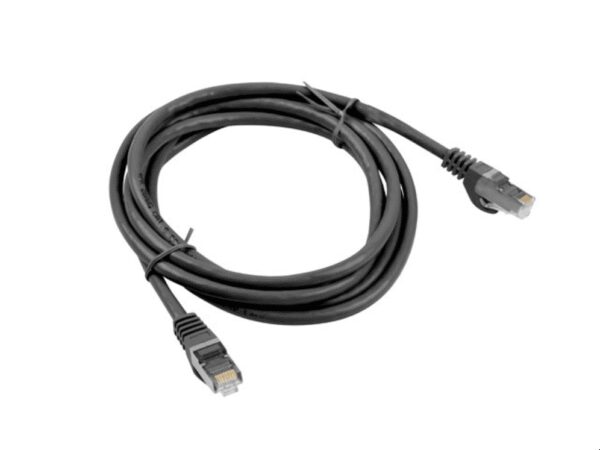 Cable red lanberg latiguillo cat.6 ftp 0.5m negro fluke passed