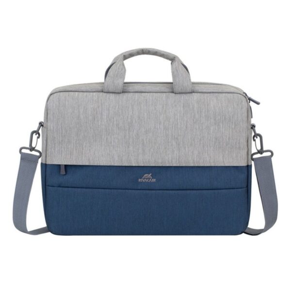 Maletin rivacase 7532 prater para portatil 15.6 pulgadas gris - azul