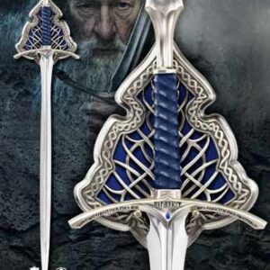 Replica espada the noble collection gandalf glamdring edición especial tamaño real de 120 cm en acero