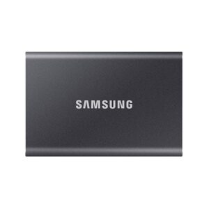 Disco duro externo ssd samsung 2tb pssd t7 nvme externo gris usb tipo c