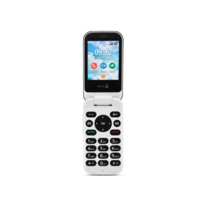 Telefono movil doro 7080 graphite - white - 2.8 pulgadas -  4g - clam - grafito y blanco