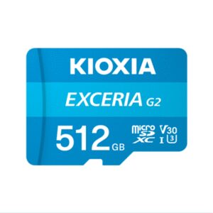 Tarjeta memoria micro sd kioxia 512gb exceria g2 w - adaptor