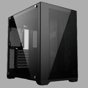Caja ordenador phoenix gaming zephyr cubo atx doble cristal templado soporte gpu hasta 380mm
