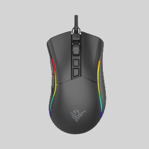 Ratón gaming phoenix void 12000 dpi de alto rendimiento negro rgb usb