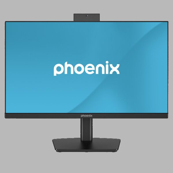 Monitor phoenix visión 24 pro 23.8 pulgadas full hd panel ips webcam integrada abatible hdmi + dp altavoces integrados