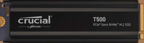 Disco duro interno solido ssd crucial t500 2tb pcie nvme 4.0 x4 con hs