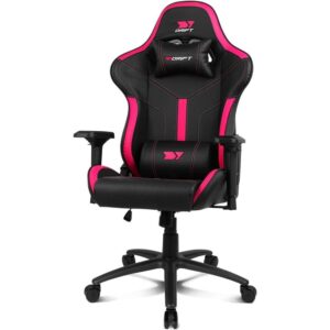 Silla gaming drift dr350 negro - rosa