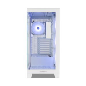 Caja ordenador gaming nox hummer glock atx argb crital templado blanco