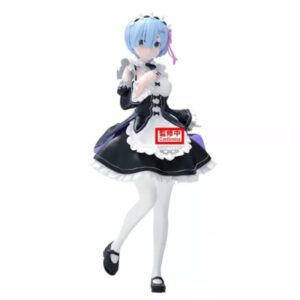 Figura banpresto re: zero starting life in another world glitter & glamours rem maid ver. 24cm