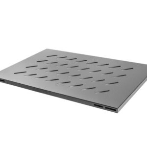 Bandeja fija lanberg 1u 480.5x580 mm hasta 120 kg rack abierto de 19 pulgadas negro