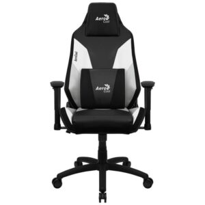 Silla gaming aerocool admiral negra - blanca