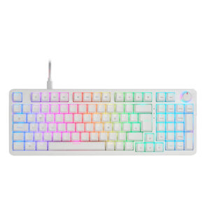 Teclado mars gaming mkprowbes blueswitch rgb blanco