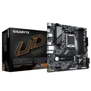 Placa base gigabyte b650m am5 d3hp atx -  4x ddr5 -  4x sata3