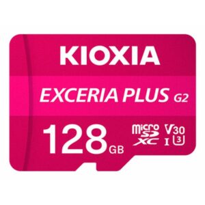 Tarjeta memoria micro sd kioxia 128gb exceria plus g2 w - adaptador