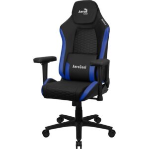Silla gaming aerocool crown negra - azul