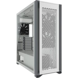Caja ordenador gaming corsair 7000d airflow atx cristal templado blanca