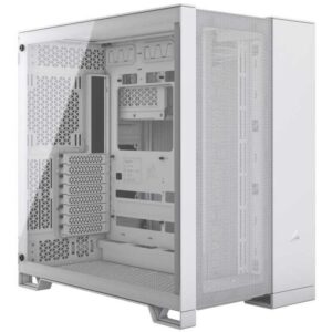 Caja ordenador gaming corsair 6500d airflow atx cristal templado blanco