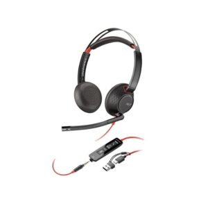 Auriculares poly blackwire 5220 negro