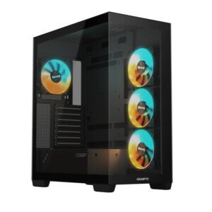Caja ordenador gaming gigabyte c500 atx rgb vidrio usb 3.2 negra