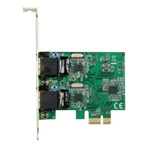 Tarjeta de red startech 2 puertos ethernet gigabit pci - e