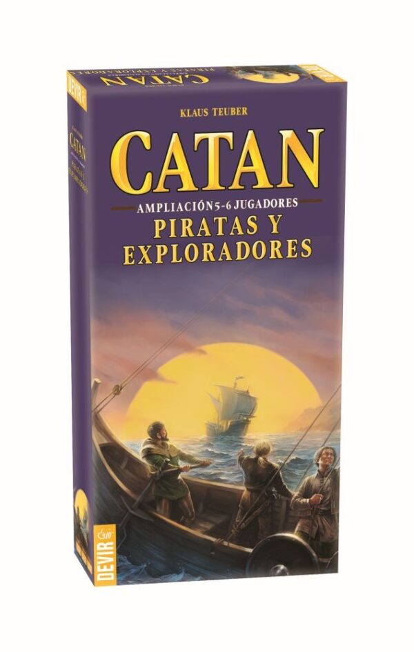 Juego de mesa devir catan piratas y exploradores 5 - 6 jugadores