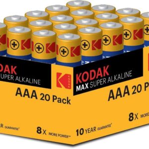 Blister pilas kodak alcalina max aaa lr3  blister 20 pilas