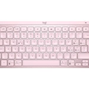 Teclado logitech mx keys mini rosa wireless inalambrico