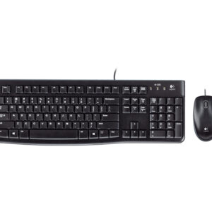 Teclado + mouse raton logitech desktop mk120 usb italiano