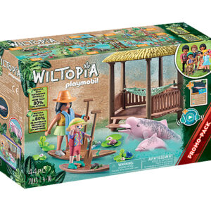 Playmobil wiltopia -  tour de remo con los delfines de río