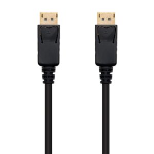 Cable displayport nanocable 1m -  macho - macho -  negro