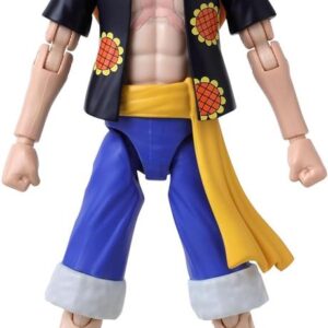 Figura bandai one piece anime heroes monkey d. luffy new version