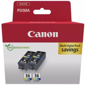 Multipack canon cli - 36 c - m - y 2 unidades