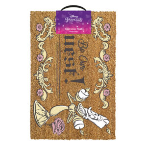 Felpudo pyramid la bella y la bestia be our guest