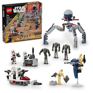 Lego star warspack de combate: soldado clon y droide de combate