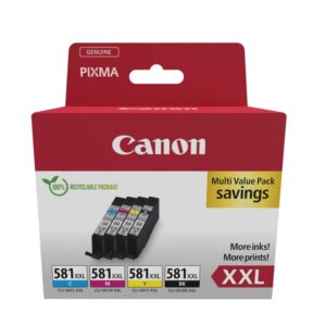 Multipack tinta canon cli - 581xxl bk - c - m - y