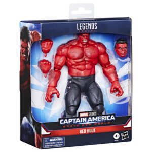 Figura hasbro legends series captain america brave new world -  red hulk