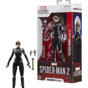 Figura hasbro marvel legends series spider - man 2 felicia hardy (black cat)