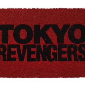 Felpudo 60x40 cm logo sobre rojo tokyo revengers