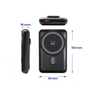 Powerbank ewent ew1162 wireless magsafe 10000mah