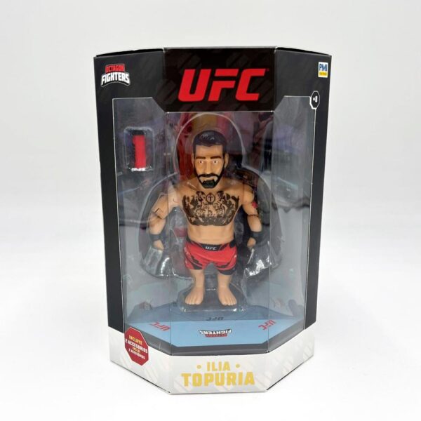 Ufc leyendas: maxi figura articulada + accesorios surtido -  ilia topuria