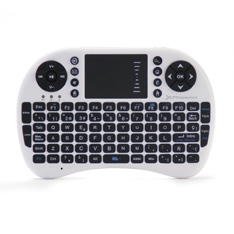 Mini teclado inalambrico wireless 2.4ghz phoenix touchpad multimedia  smart tv - tvbox - android tv - color blanco y negro
