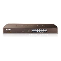 Switch 16 puertos 10 - 100 - 1000 rack 19 pulgadas tp - link