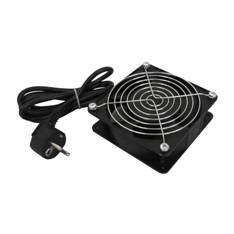 Ventilador caja para rack wp 220v -  120x120x38mm enchufe schuko 2m