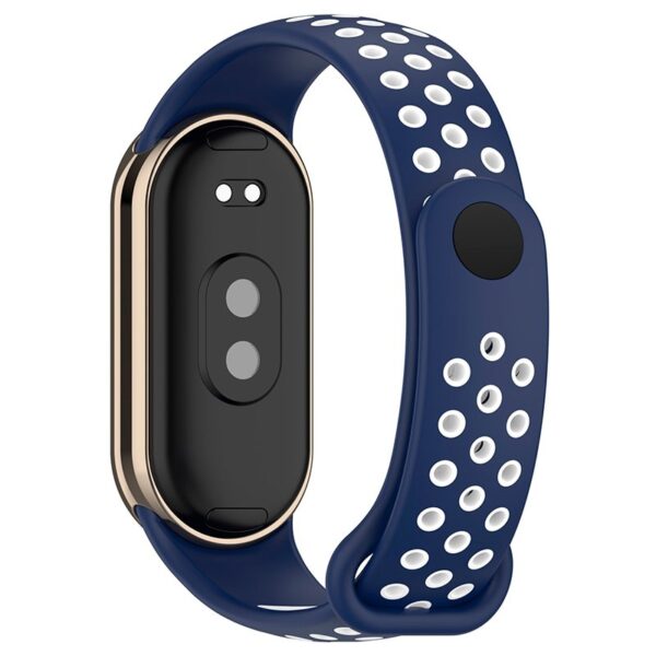 Correa COOL para Xiaomi Smart Band 8 / 9 / 10 Sport Marino-Blanco - Imagen 3