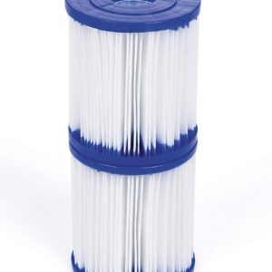 Bestway 58093 -  filtro de agua tipo i para depuradora de cartucho 1.249 litros - hora blanco 8 x 8 x 18 cm