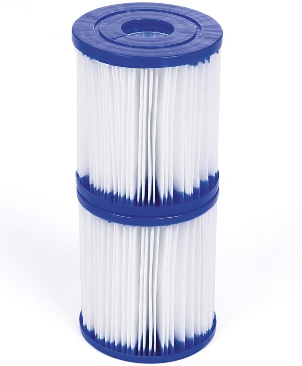 Bestway 58093 -  filtro de agua tipo i para depuradora de cartucho 1.249 litros - hora blanco 8 x 8 x 18 cm