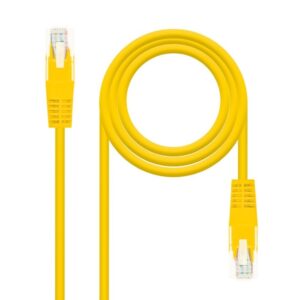 Latiguillo cable red utp cat.6 rj45 nanocable 0.25cm amarillo