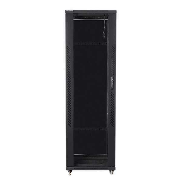 Armario lanberg rack 19 pulgadas 42u 600x600 flat pack black negro
