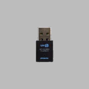 Nano adaptador phoenix receptor de red wifi bluetooth 2 en 1 650mbps dual band